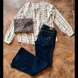 Mystree Aztec Pattern Blouse